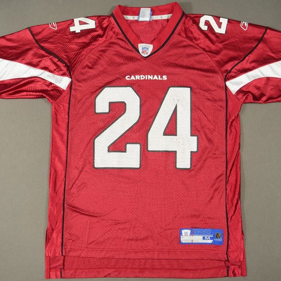 Arizona Cardinals Jersey Mens Medium Red Adrian Wilson #24 Reebok NFL - Picture 1 of 16